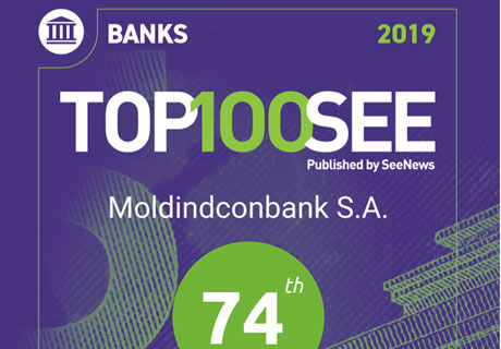 MOLDINDCONBANK - В ТОПЕ САМЫХ РЕНТАБЕЛЬНЫХ БАНКОВ В ЮГО-ВОСТОЧНОЙ ЕВРОПЕ MOLDINDCONBANK - В ТОПЕ САМЫХ РЕНТАБЕЛЬНЫХ БАНКОВ В ЮГО-ВОСТОЧНОЙ ЕВРОПЕ