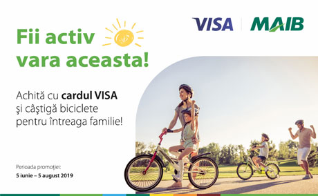 MOLDOVA AGROINDBANK И VISA ВЫДАЮТ ПРИЗЫ ПОБЕДИТЕЛЯМ II-ГО ЭТАПА ПРОМО-АКЦИИ „FII ACTIV – ACHITĂ CU CARDUL MAIB” MOLDOVA AGROINDBANK И VISA ВЫДАЮТ ПРИЗЫ ПОБЕДИТЕЛЯМ II-ГО ЭТАПА ПРОМО-АКЦИИ „FII ACTIV – ACHITĂ CU CARDUL MAIB”