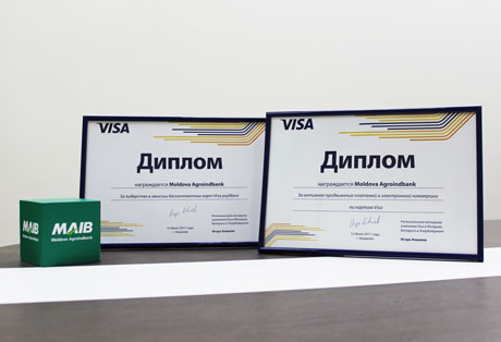 MAIB ПРИЗНАН VISA БАНКОМ-ЛИДЕРОМ ПО БЕСКОНТАКТНЫМ КАРТАМ MAIB ПРИЗНАН VISA БАНКОМ-ЛИДЕРОМ ПО БЕСКОНТАКТНЫМ КАРТАМ