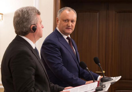 PREŞEDINTELE IGOR DODON CONSIDERĂ CĂ AR PUTEA APĂREA PREMISE PENTRU REGLEMENTAREA DIFERENDULUI TRANSNISTREAN PREŞEDINTELE IGOR DODON CONSIDERĂ CĂ AR PUTEA APĂREA PREMISE PENTRU REGLEMENTAREA DIFERENDULUI TRANSNISTREAN