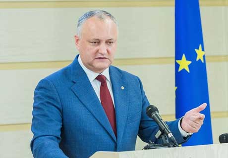 PREŞEDINTELE IGOR DODON CONSIDERĂ CĂ PROBABILITATEA DEMISIEI GUVERNULUI ŞI ALEGERILOR ANTICIPATE „ESTE FOARTE ÎNALTĂ” PREŞEDINTELE IGOR DODON CONSIDERĂ CĂ PROBABILITATEA DEMISIEI GUVERNULUI ŞI ALEGERILOR ANTICIPATE „ESTE FOARTE ÎNALTĂ”