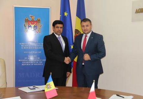 MOLDOVA ŞI QATAR COR SEMNA UN ACORD DE COLABORARE ÎN DOMENIUL AGRICULTURII MOLDOVA ŞI QATAR COR SEMNA UN ACORD DE COLABORARE ÎN DOMENIUL AGRICULTURII