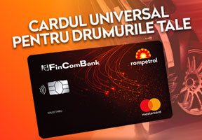 FINCOMBANK, ÎN PARTENERIAT CU ROMPETROL ȘI MASTERCARD, LANSEAZĂ UN CARD UNIVERSAL PENTRU AUTOMOBILIȘTI FINCOMBANK, ÎN PARTENERIAT CU ROMPETROL ȘI MASTERCARD, LANSEAZĂ UN CARD UNIVERSAL PENTRU AUTOMOBILIȘTI