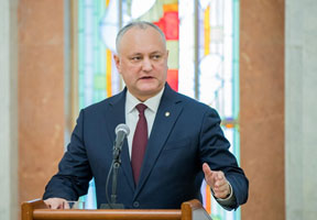 PREŞEDINTELE IGOR DODON A DECLARAT CĂ MOLDOVA ESTE PREGĂTITĂ SĂ FACĂ FAŢĂ PANDEMIEI DE CORONAVIRUS PREŞEDINTELE IGOR DODON A DECLARAT CĂ MOLDOVA ESTE PREGĂTITĂ SĂ FACĂ FAŢĂ PANDEMIEI DE CORONAVIRUS