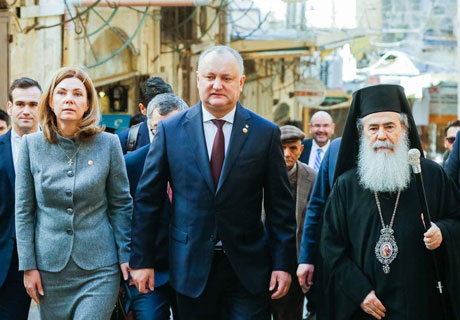PREŞEDINTELE IGOR DODON A MERS LA LOCURILE SFINTE DIN IERUSALIM PREŞEDINTELE IGOR DODON A MERS LA LOCURILE SFINTE DIN IERUSALIM