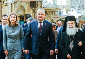PREŞEDINTELE IGOR DODON A MERS LA LOCURILE SFINTE DIN IERUSALIM PREŞEDINTELE IGOR DODON A MERS LA LOCURILE SFINTE DIN IERUSALIM