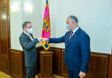 PREŞEDINTELE MOLDOVEI ŞI ŞEFUL MISIUNII OSCE S-AU PRONUNŢAT PENTRU CONSOLIDAREA MĂSURILOR DE ÎNCREDERE ÎNTRE CELE DOUĂ MALURI ALE NISTRULUI PREŞEDINTELE MOLDOVEI ŞI ŞEFUL MISIUNII OSCE S-AU PRONUNŢAT PENTRU CONSOLIDAREA MĂSURILOR DE ÎNCREDERE ÎNTRE CELE DOUĂ MALURI ALE NISTRULUI