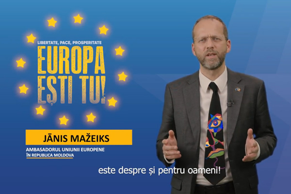 DELEGAȚIA UNIUNII EUROPENE ÎN MOLDOVA VA ORGANIZA O SERIE DE EVENIMENTE CU OCAZIA ZILEI EUROPEI