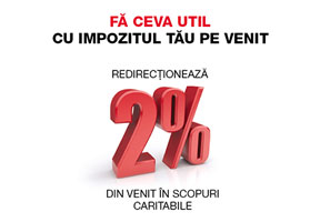ANGAJAȚII MOBIASBANCĂ REDIRECȚIONEAZĂ 2% DIN IMPOZITUL PE VENIT CĂTRE ONG-URI ANGAJAȚII MOBIASBANCĂ REDIRECȚIONEAZĂ 2% DIN IMPOZITUL PE VENIT CĂTRE ONG-URI