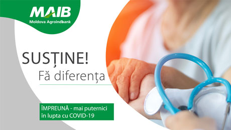 MAIB DONEAZĂ 500 000 LEI SPITALULUI “TOMA CIORBĂ” PENTRU A-L SUSŢINE ÎN LUPTA CU COVID-19 MAIB DONEAZĂ 500 000 LEI SPITALULUI “TOMA CIORBĂ” PENTRU A-L SUSŢINE ÎN LUPTA CU COVID-19