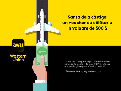 Câştigă un voucher de vacanţă datorită transferurilor Western Union de la MAIB Câştigă un voucher de vacanţă datorită transferurilor Western Union de la MAIB