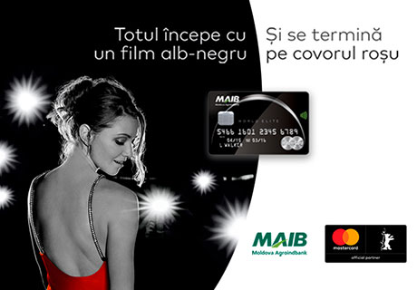 CU UN CARD MAIB, „TOTUL ÎNCEPE CU UN FILM ALB-NEGRU ŞI SE TERMINĂ PE COVORUL ROŞU” CU UN CARD MAIB, „TOTUL ÎNCEPE CU UN FILM ALB-NEGRU ŞI SE TERMINĂ PE COVORUL ROŞU”