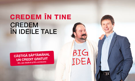 CÂȘTIGĂ UN CREDIT GRATUIT LA MOBIASBANCĂ CÂȘTIGĂ UN CREDIT GRATUIT LA MOBIASBANCĂ