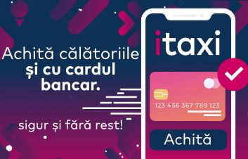 ITAXI ÎN PARTENERIAT CU FINCOMBANKINTRODUCE MODALITATEA DE PLATĂ CU CARDUL PENTRU SERVICIILE DE TAXI ITAXI ÎN PARTENERIAT CU FINCOMBANKINTRODUCE MODALITATEA DE PLATĂ CU CARDUL PENTRU SERVICIILE DE TAXI