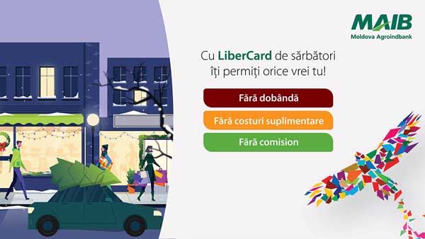 CU LIBERCARD DE SĂRBĂTORI ÎȚI PERMIȚI ORICE VREI TU CU LIBERCARD DE SĂRBĂTORI ÎȚI PERMIȚI ORICE VREI TU