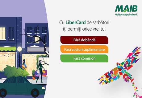 CU LIBERCARD DE SĂRBĂTORI ÎȚI PERMIȚI ORICE VREI TU CU LIBERCARD DE SĂRBĂTORI ÎȚI PERMIȚI ORICE VREI TU