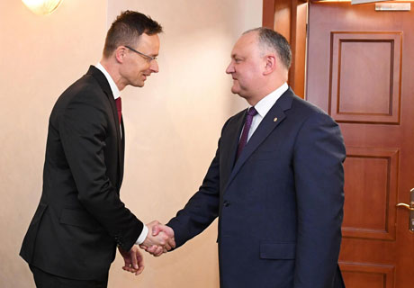 PRESIDENT IGOR DODON CALLS ON HUNGARY TO SUPPORT MOLDOVA PRESIDENT IGOR DODON CALLS ON HUNGARY TO SUPPORT MOLDOVA