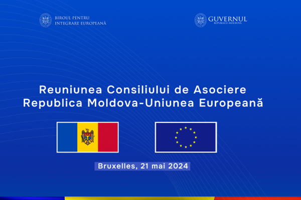 MEETING OF ASSOCIATION COUNCIL IN BRUSSELS WILL DISCUSS PREPARATIONS FOR OPENING OF NEGOTIATIONS ON MOLDOVA