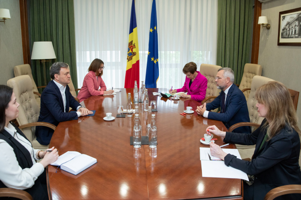 GERMANY WILL CONTINUE SUPPORT OF THE EUROPEAN PATH AND MOLDOVA