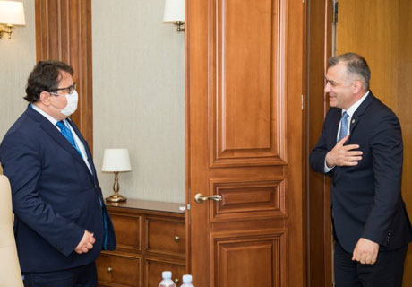 ION CHICU AND PETER MICHALKO DISCUSS FULFILLMENT OF CONDITIONS FOR RECEIVING EU MACRO-FINANCIAL ASSISTANCE ION CHICU AND PETER MICHALKO DISCUSS FULFILLMENT OF CONDITIONS FOR RECEIVING EU MACRO-FINANCIAL ASSISTANCE