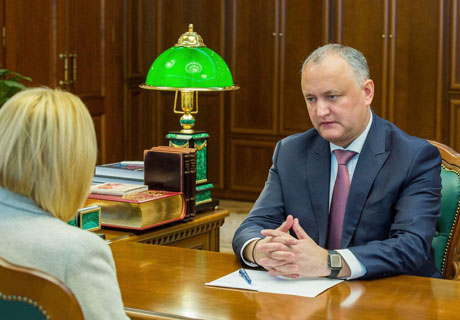 MOLDOVA PRESIDENT AND GAGAUZIA BASHKAN DISCUSS UPCOMING ELECTIONS IN AUTONOMY MOLDOVA PRESIDENT AND GAGAUZIA BASHKAN DISCUSS UPCOMING ELECTIONS IN AUTONOMY