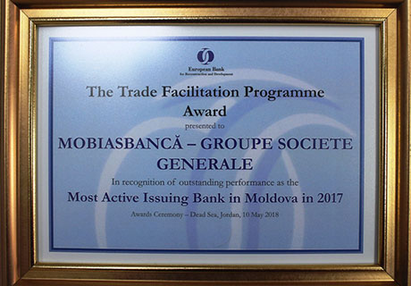 MOBIASBANCA – AWARDED FOR TRADE FACILITATION MOBIASBANCA – AWARDED FOR TRADE FACILITATION