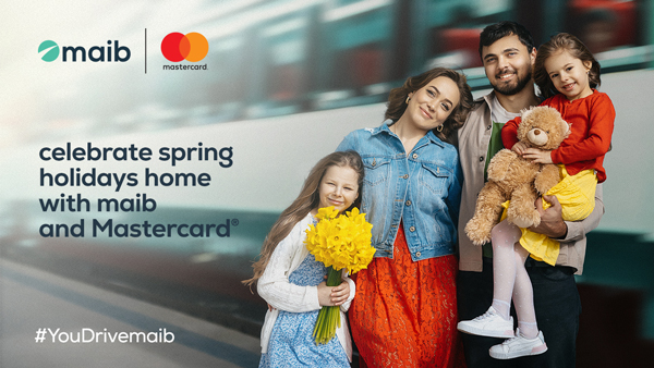 CELEBRATE AT HOME WITH MAIB AND MASTERCARD