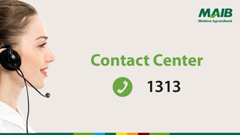 MOLDOVA AGROINDBANK LANSEAZĂ NUMĂRUL UNIC DE CONTACT 1313 MOLDOVA AGROINDBANK LANSEAZĂ NUMĂRUL UNIC DE CONTACT 1313