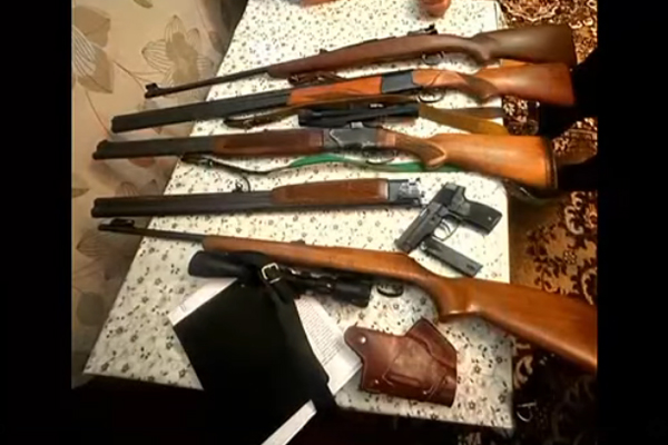 ​ILLEGAL WEAPONS SEIZED FROM RESIDENTS OF TWO VILLAGES IN ORHEI REGION