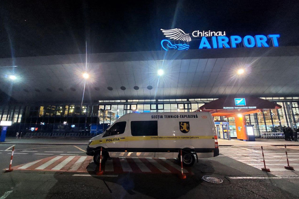 EXPLOSIVE DEVICE AGAIN REPORTED AT CHISINAU AIRPORT ON WEDNESDAY EVENING
