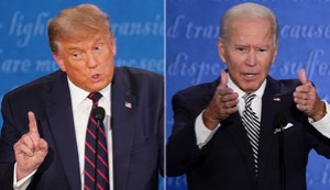PRESIDENT DONALD TRUMP TURNED HIS FIRST DEBATE WITH DEMOCRATIC RIVAL JOE BIDEN INTO A CHAOTIC DISASTER PRESIDENT DONALD TRUMP TURNED HIS FIRST DEBATE WITH DEMOCRATIC RIVAL JOE BIDEN INTO A CHAOTIC DISASTER