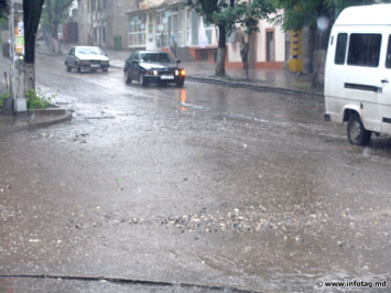 Практически каждый день в Кишиневе идут дожди