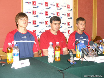 Пресс-конференция накануне футбольного матча молодежных сборных Молдовы и Казахстана