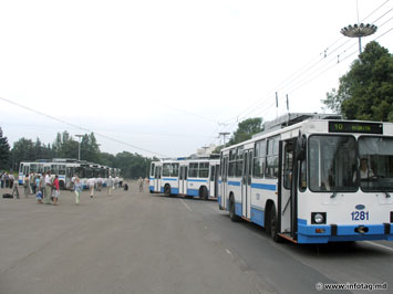 На линии Кишинева вышли новые украинские троллейбусы
