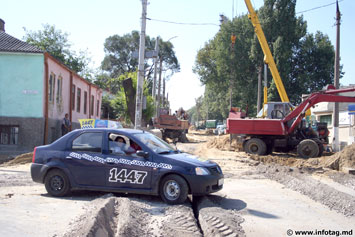 Дорожное движение в Кишиневе – сплошные неприятности 