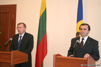 Визит в Молдову премьер-<br>министра Литвы