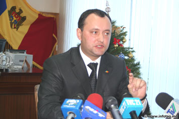 Министр экономики и торговли Игорь Додон подвел итоги года