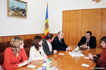Встреча Мариана Лупу  с представителями  Коржевского лицея 