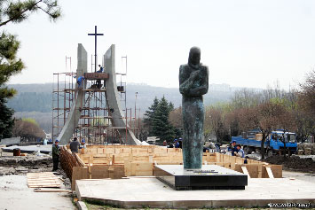 Строительство памятника участникам афганской войны близится к завершению