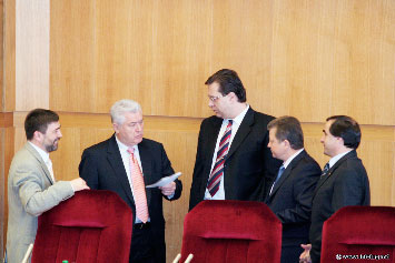 Президент Владимир Воронин представил свои инициативы в парламенте