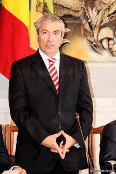 Премьер-министр Румынии Кэлин Попеску-Тэричану в Кишиневе 