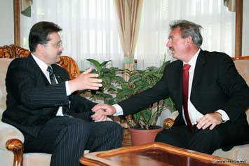 Встреча  вице-премьеров, глав внешнеполитических ведомств Молдовы и  Люксембурга – Андрея Стратана  и Жана Ассельборна