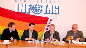 14.05.2004 GAYS AND LESBIANS LAUNCH THEIR 3RD PRIDE IN MOLDOVA (NEWS CONFERENCE IN INFOTAG)