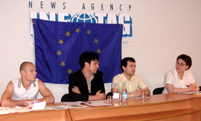 22.06.2004 ICS AND CNTM ACCOMPLISH YOUTH PROJECT (NEWS CONFERENCE IN INFOTAG)