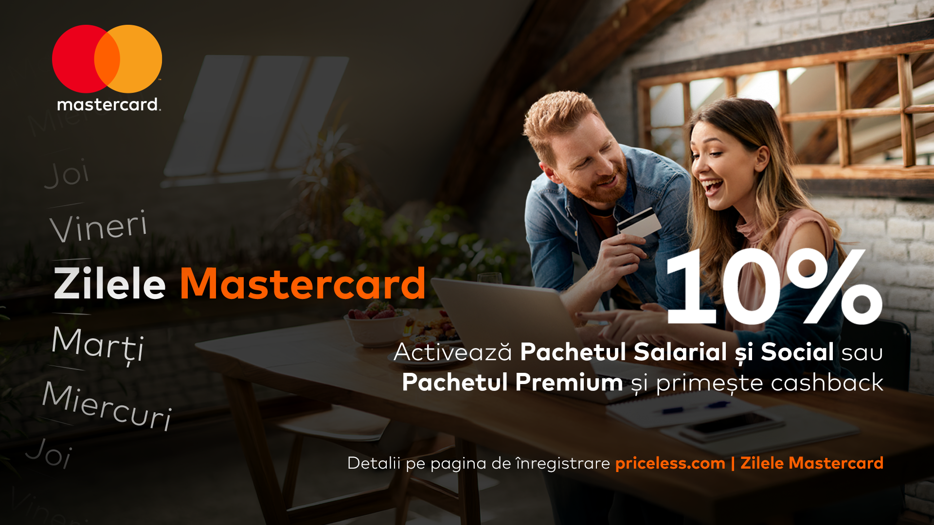 Zilele Mastercard: Cashback de 10% la cumpărături, în zilele de luni și ...